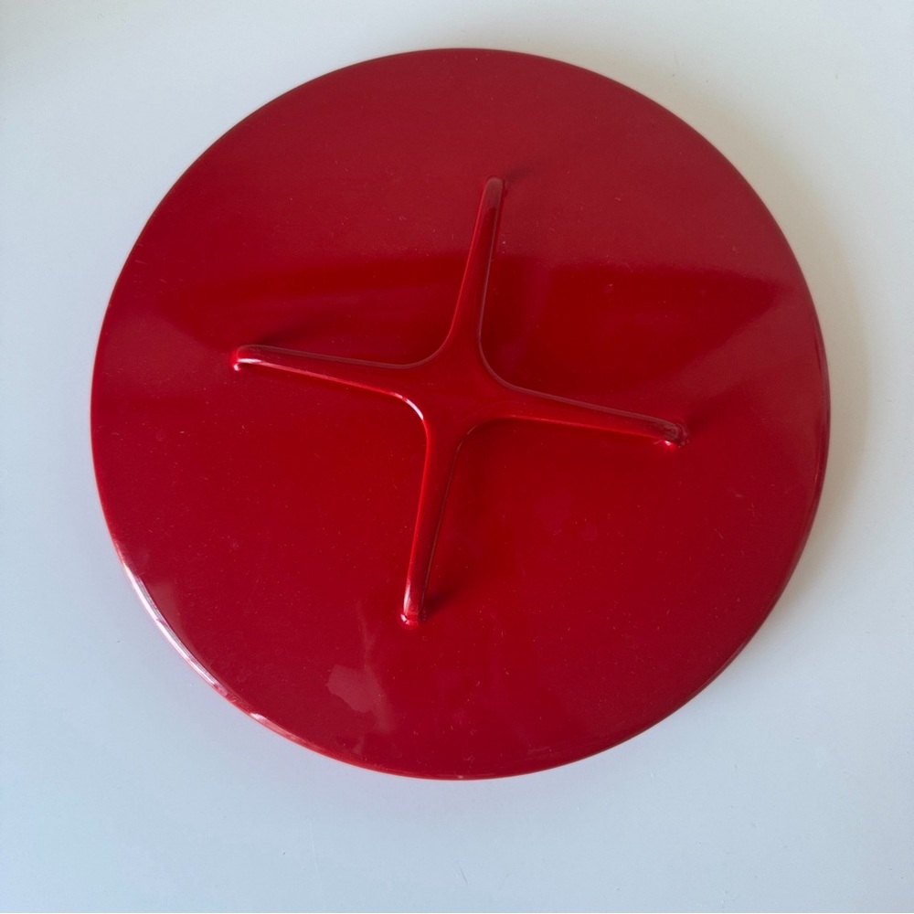 vintage Dansk red replacement lid